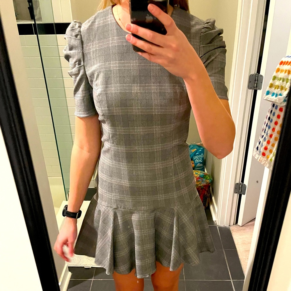 Amanda Uprichard plaid dress